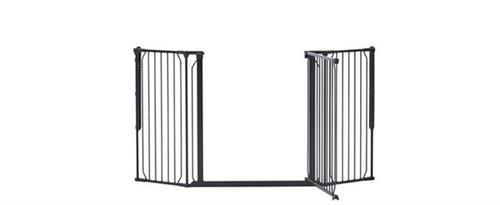 Baby Dan - Carl Wide outdoor safety gate, black