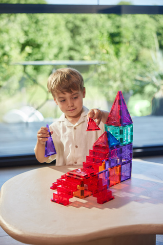 Cleverclixx - Klocki magnetyczne - Stairs Set Intense 34 el.