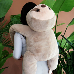 DOUDOU – Histoire d'Ours weighted plush sloth, 100 cm, beige