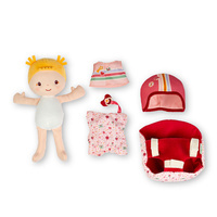 LILLIPUTIENS - Lena doll in a bicycle seat +18m