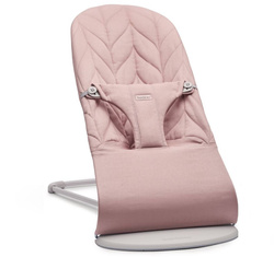 BABYBJÖRN - Bouncer BLISS Woven - Dusty Pink, Petal Quilt