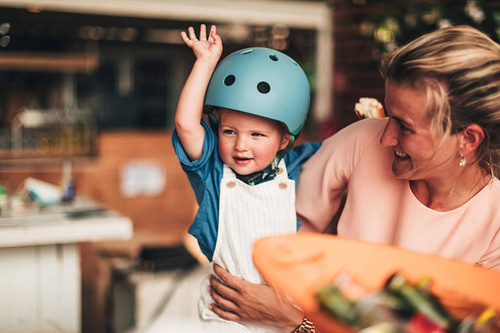 SCOOTANDRIDE - XXS-S helmet for children 1-5 years Steel