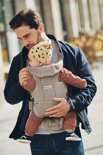 BABYBJÖRN - Baby Carrier Move - Grey Beige, 3D Mesh
