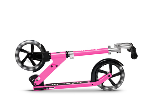 MICRO - two-wheeled scooter for children Cruiser LED, pink