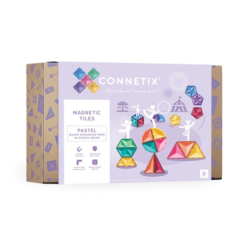 CONNETIX - Pastel Shape Expansion Pack 48 pc