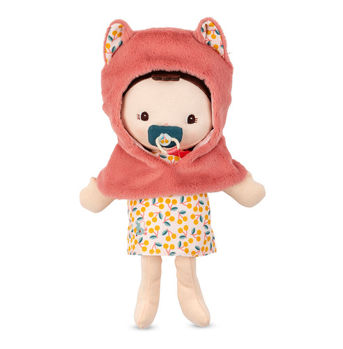 LILLIPUTIENS - Jeanne baby doll in a baby carrier +18m