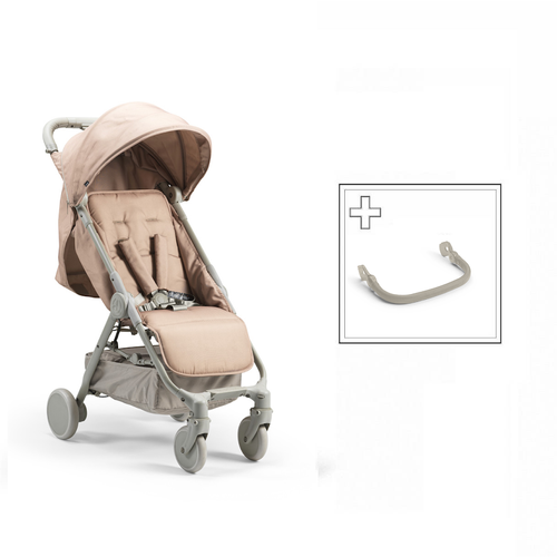 Elodie Details - MONDO stroller - Blushing Pink + Bumper bar - SET