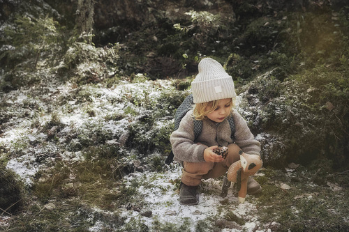 Elodie Details - Wool Beanies Lily White 2-3 years