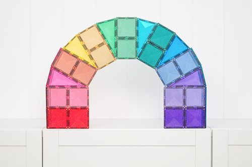 Connetix - Glitter Castle Pack - 48 pieces