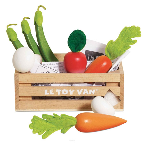 Le Toy Van – Wooden Crate of Vegetables