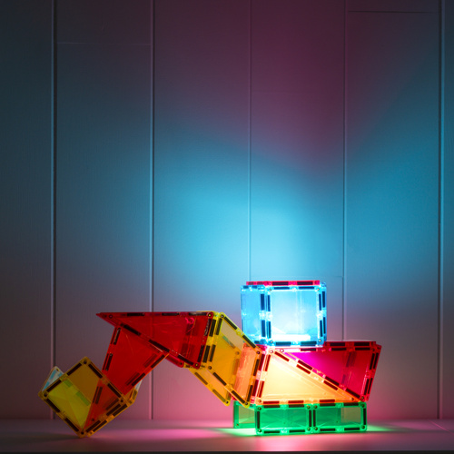 CONNETIX – Light Rocket Pack magnetic tiles – 30 pieces