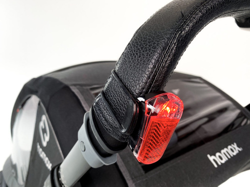 Hamax - Bike trailer for kids COCOON ONE- Grey/black