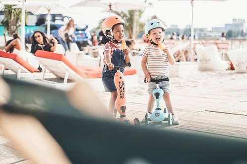 SCOOTANDRIDE - XXS-S helmet for children 1-5 years Peach