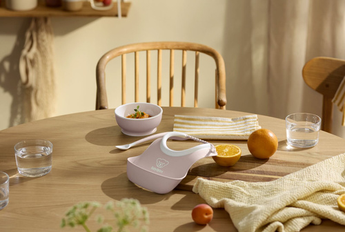 BABYBJORN - Dinnerware Set, 8 pcs - Powder Pink