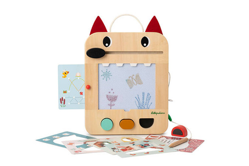 LILLIPUTIENS - Wooden board - manuscript Wolf Louis 2 years+