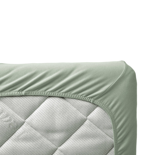 LEANDER - sheet for baby cot 2 pcs, Sage Green