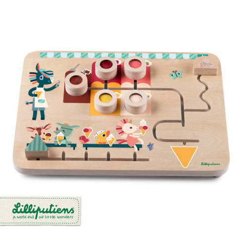 LILLIPUTIENS - Ice Cream Shop 18 m + wooden handling board