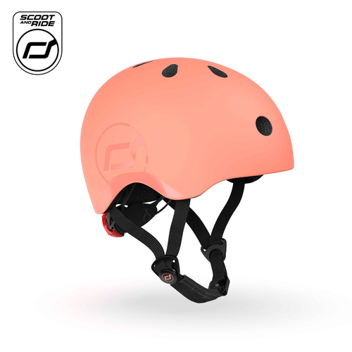 SCOOTANDRIDE - S-M helmet for children 3+ Peach