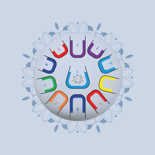 TAMBÚ - large Tambú+ tongue drum, 10", 11 tones, pure connection