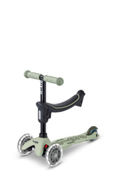 MICRO - Mini2Grow Deluxe LED scooter with handlebar, olive sage