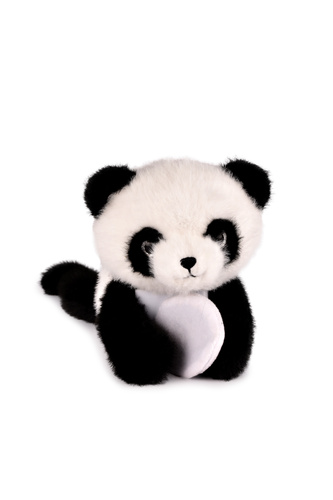 DOUDOU - magnetic plush Podcoll Panda, Histoire d'Ours, 30 cm, black and white