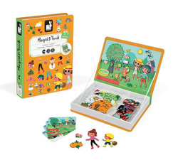 Janod - Magnetic puzzle 4 seasons Magnetibook collection 2018