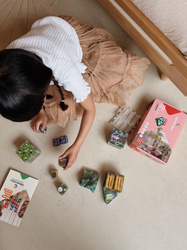 CLEVERCLIXX - magnetic blocks Magic Forest Pack Pastel - 65 pcs.