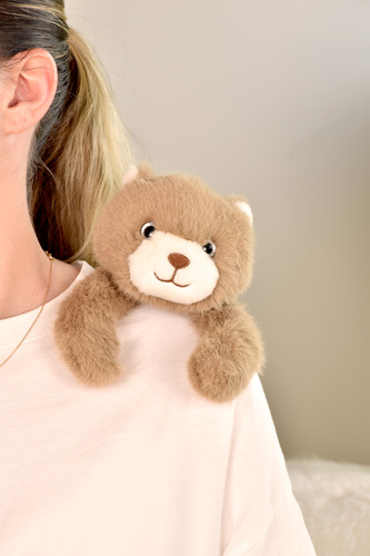 DOUDOU - magnetic plush Podcoll Bear, Histoire d'Ours, 30 cm, brown