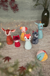 LILLIPUTIENS Kręgle z piłką z dzwoneczkiem Las 18 m+