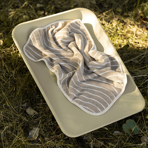 LEANDER - mata do przewijania MATTY™, olive green