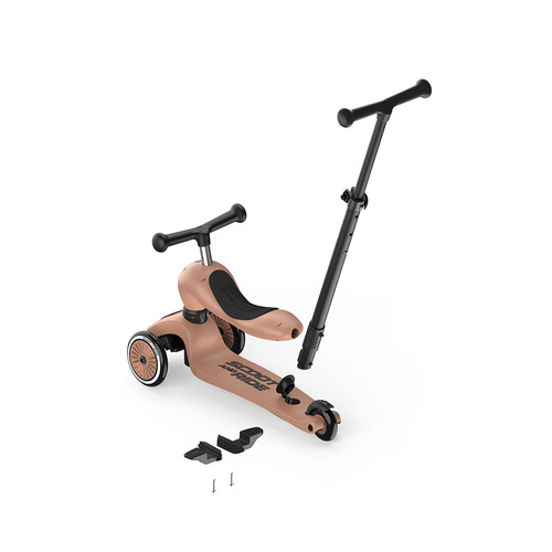 SCOOTANDRIDE - Highwaykick Push and Go 2in1 Ride and scooter 1-5 years Wildberry