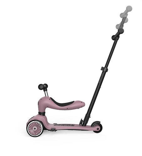SCOOTANDRIDE - Highwaykick Push and Go 2in1 Ride and scooter 1-5 years Wildberry
