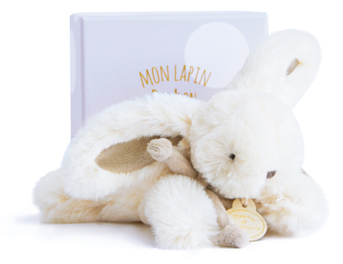 DOUDOU - Bonbon plush rabbit Doudou et Compagnie, 16cm, gray