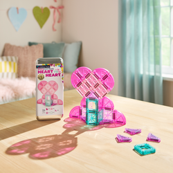 MAGNA-TILES - magnetic blocks Travel microMAGS Heart to Heart 26 pcs.