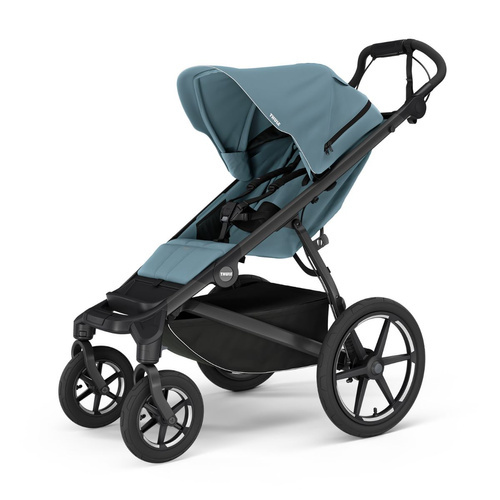 THULE - Urban Glide 4-wheel stroller - mid blue + gondola - SET