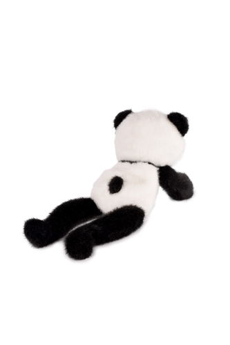 DOUDOU - magnetic plush Podcoll Panda, Histoire d'Ours, 30 cm, black and white