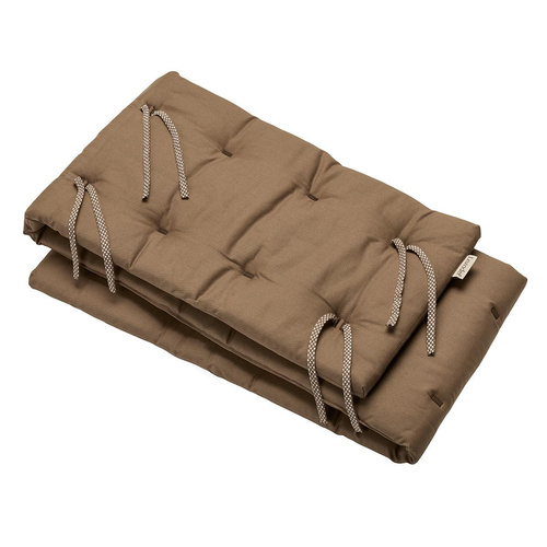 LEANDER - bumper for LEANDER LUNA™ i LINEA™, baby cot, mocca