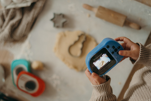 Kidywolf - KIDYCAM - digital camera for children, waterproof, blue