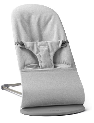 BABYBJÖRN - Bouncer BLISS Woven - Light grey mélange