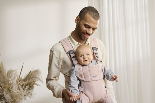 BABYBJORN - Baby Carrier Harmony, Woven, Light pink mélange