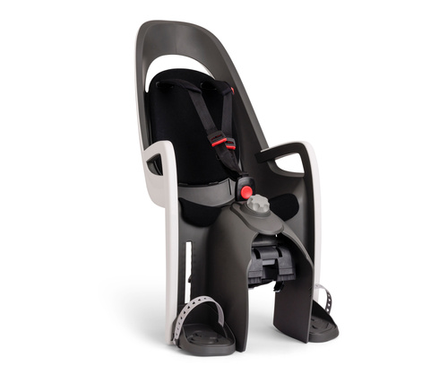 Hamax - Caress w/carrier adapter (rack mounted) - White/black