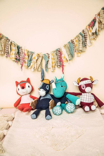 LILLIPUTIENS - A cuddly toy with a music box, Alice the Fox 0 m + ECO