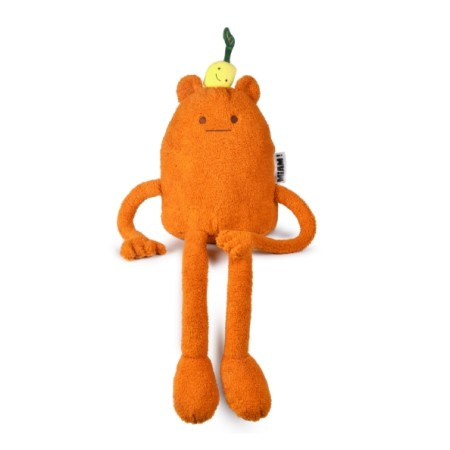 DOUDOU - MIAM! John Lemon, 40 cm, orange lemon
