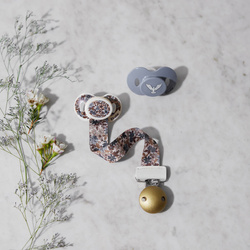 ELODIE DETAILS - silicone pacifier 0-6m, Blue Garden