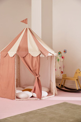 KID'S CONCEPT - pavillion tent stripe dusty brown