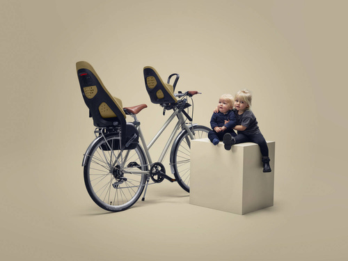 Bicycle seat - THULE Yepp Nexxt Maxi Mounted on the trunk - Fennel Tan