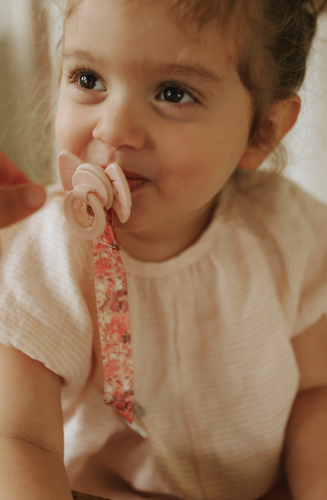 Elodie Details - Soother Clip Wood, river rose
