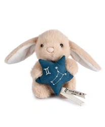 DOUDOU – DOUDOU ASTRO plush rabbit with zodiac sign, Doudou et Compagnie, 12 cm, Gemini