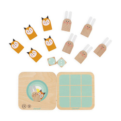 Janod - Wooden roll up with a bell Bird Tropic 10m +