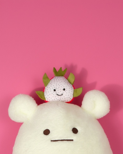 DOUDOU - MIAM! No Name Dragon Fruit, 60 cm, white